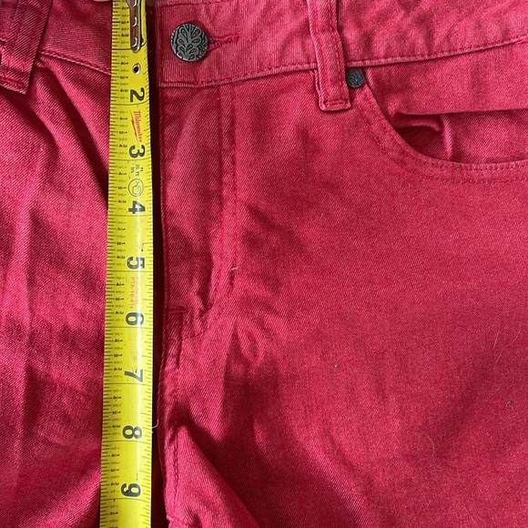 Prana red denim shorts - Picture 6 of 6